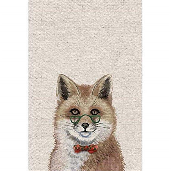 I Am a Smart Fox Painting Print on Wrapped Canvas