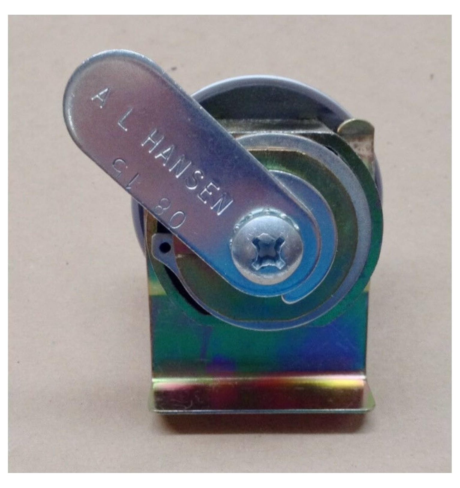 Push Button Lock Cylinder - Old Style Toolbox Lock Replacement - Round Alloy Steel Keyed Cylinder - Polished Finish - Compact Security Lock for Toolboxes & Cabinets