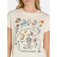 thumbnail image 4 of Stay Grounded Women’s Graphic Tee with Short Sleeves, Sizes XXS-XXL, 4 of 5