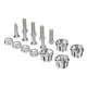thumbnail image 1 of Kits de tornillos para matrículas Cola 16 piezas Tornillos antirrobo para matrícula de coche, 1 of 8