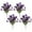 F, variant on Ke1Clo Outdoor Artificial Flowers Set Realistic Silk Plants Weather Resistant Garden Decor Patio Landscape Arrangements