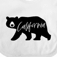 thumbnail image 4 of Inktastic California Black Bear Silhouette Boys or Girls Baby Bib, 4 of 4