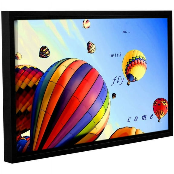 ArtWall Linda Parker "Come Fly With Me" Gallery-wrapped Floater-framed Canvas