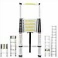 thumbnail image 3 of Telescoping Ladder 10.5Ft Aluminum Stepladder DIY 11 Steps Multi-Purpose Ladder 330lb Load 79cm to 320cm, 3 of 4