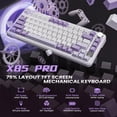 thumbnail image 2 of Teclado mecánico ATTACK SHARK X85Pro 75% con pantalla y perilla, 2 of 9