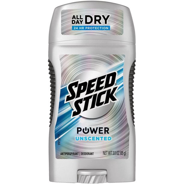 Stick Power Anti-Perspirant Deodorant, Unscented 3 oz (Pack of 4) - Walmart.com