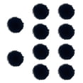 thumbnail image 2 of Conjunto de cubierta de micrófonos con muff de mufe de 10x micrófono de micrófono de la solapa de cancelación del para grabar entrevistas podcasting Negro, 2 of 10
