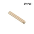thumbnail image 3 of Wooden Dowel Pins 50 Pack 4x25mm Fluted Beveled Ends Wood Dowel Pegs, 3 of 7