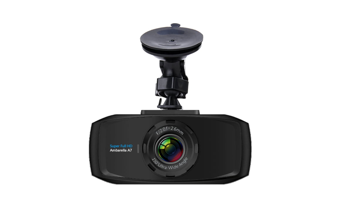 Fordeling oplukker Halvkreds Eyelog Super HD 1296P Car Dash Camera DVR - 150 Degree Wide Angle - A7  Ambarella with Suction Cup, USB Car Charger, and User Manual - Walmart.com