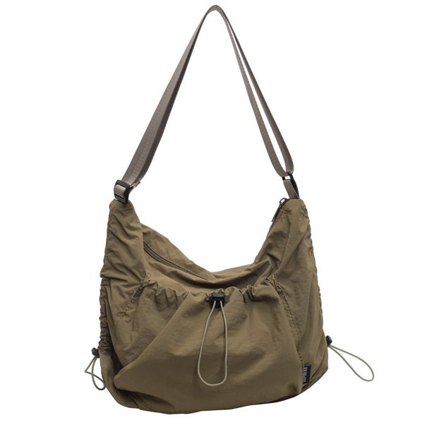 Bolso Hombro Cruzado Fruncido Gran Capacidad Casual para Mujer