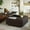 Espresso Black, variant on GUNAITO Lift Top Coffee Table with Storage, Square Coffee Table and Modern Farmhouse Center Table for Living Room, Natural wood color