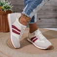 thumbnail image 5 of Womens Casual Fashion Sneakers Classic Retro Walking Shoes (Red 36), 5 of 5