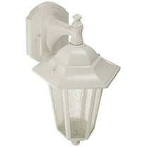 Nuvo 60-988 - Cornerstone - 1 Light - 13" - Wall Lantern - Arm Down/Clear Seed Glass