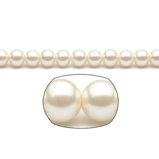 Light Peach Pearl Freshwater Pearls Plastic Beads (50g)