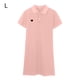 thumbnail image 1 of Vestido de mujer de manga corta, ajustado, bordado, vestido informal transpirable, rosa, L Scienceny AP001476-14B, 1 of 7