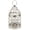 Silver, variant on BIMZUC Vintage Birdcage Candle Holder Metallic Iron Decor for Weddings Events, Gold, 5.83 Inches