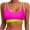 Red, variant on Women's Sports Bra Bikini Tops Racerback Swim Top Neck Bathing Suits Top Padded Crop Tops Swimsuit Double Layer Fabric Removable Paddings