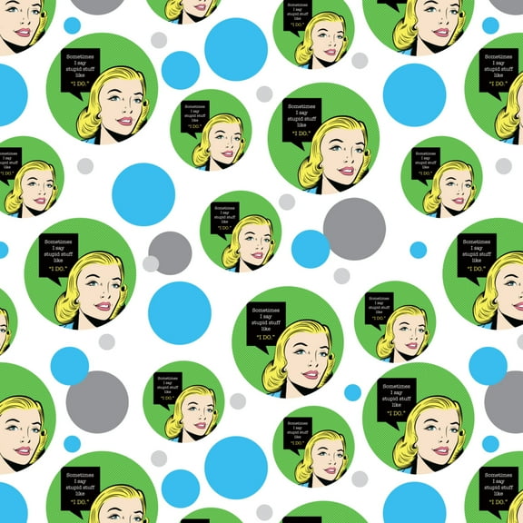 Sometimes I Say Stupid Stuff like I DO Funny Humor Premium Gift Wrap Wrapping Paper Roll