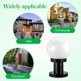 thumbnail image 3 of UPOUART lamp post light Post Light White Hotel Managers Outdoor 1 Set, 3 of 8