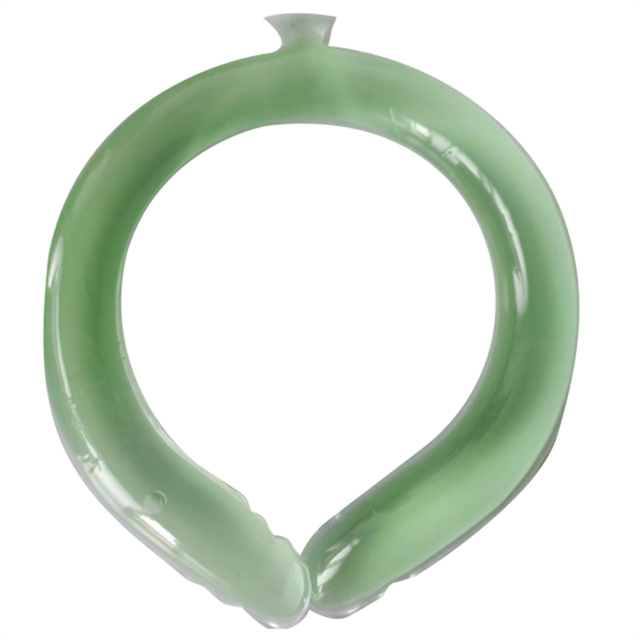 Neck Cooling Tube, Wearable Cooling Neck Wrap for Summer Heat I Hands Free Cold Pack Ice Cooling Neck Collar,Green