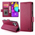 thumbnail image 1 of Magnetic Wallet Case with Card Holder & Stand for iPhone 17 Red, 1 of 6