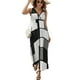 thumbnail image 1 of Vestido Largo Sin Mangas Para Mujer, Abstract Geometrical Traje Informal Para Cumpleaños, Verano, 1 of 5
