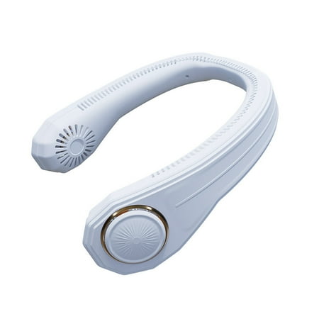 

USB New Hanging Necks Fan Hanging Neck Outdoor Desktop Portable Rechargeable Small Fan Leafless Hanging Necks Fan