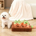 thumbnail image 3 of Callipe Carrot Patch Cat Toy Interactive Plush Carrot Patch Toy with 4/12 Squeaky Carrots Pet Puzzle Toy for Indoor Cats, 3 of 8