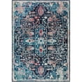 thumbnail image 5 of JONATHAN Y CALIFORNIA VINTAGE 4 x 6 Area Rug, Zafra Vintage Medallion - Peacock Blue/Navy, CAV101A-4, 5 of 10