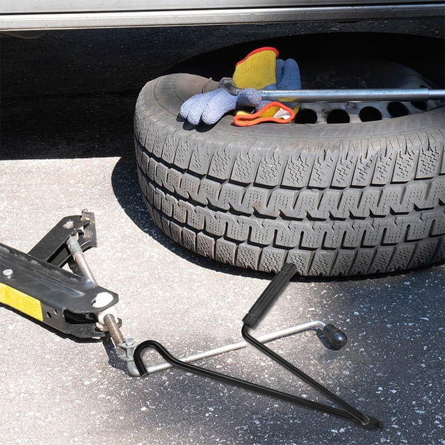 ETHZZLE 2Pcs Trailer Jack Handle Crank Black Replacement with Durable Construction for Daily Use