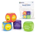 thumbnail image 1 of Juego de 4 recursos de aprendizaje con cubos de emojis de espuma para niños a partir de 3 años, 1 of 6