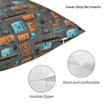 thumbnail image 3 of Yiaed Industrial Transportation Print Pillow Covers Super Soft Decorative Square Throw Pillow Covers Case Cushion Covers for Sofa Couch Bedroom Car Decor（No pillow core）-20"x20", 3 of 7