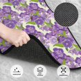 thumbnail image 2 of Daiia Violets Flowers Printed Car Floor Mats Set of 4, Durable Non Slip Auto Floor Carpet, Car Interior Carpets Proof Foot Pads Anti-Slip Cushion Automoetive Accessories, 2 of 6