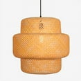 thumbnail image 5 of Arturesthome Bamboo Pendant Light Handmade Weave Lampshade, 5 of 14