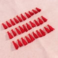 thumbnail image 2 of MasteelfCA 30 Pcs 3CM Tassel Pendants with Ring DIY Accessory Cotton Ropes Chinese Style Jewelry Making Accessories for Book Marker Clothes - #3 (Red), 2 of 7