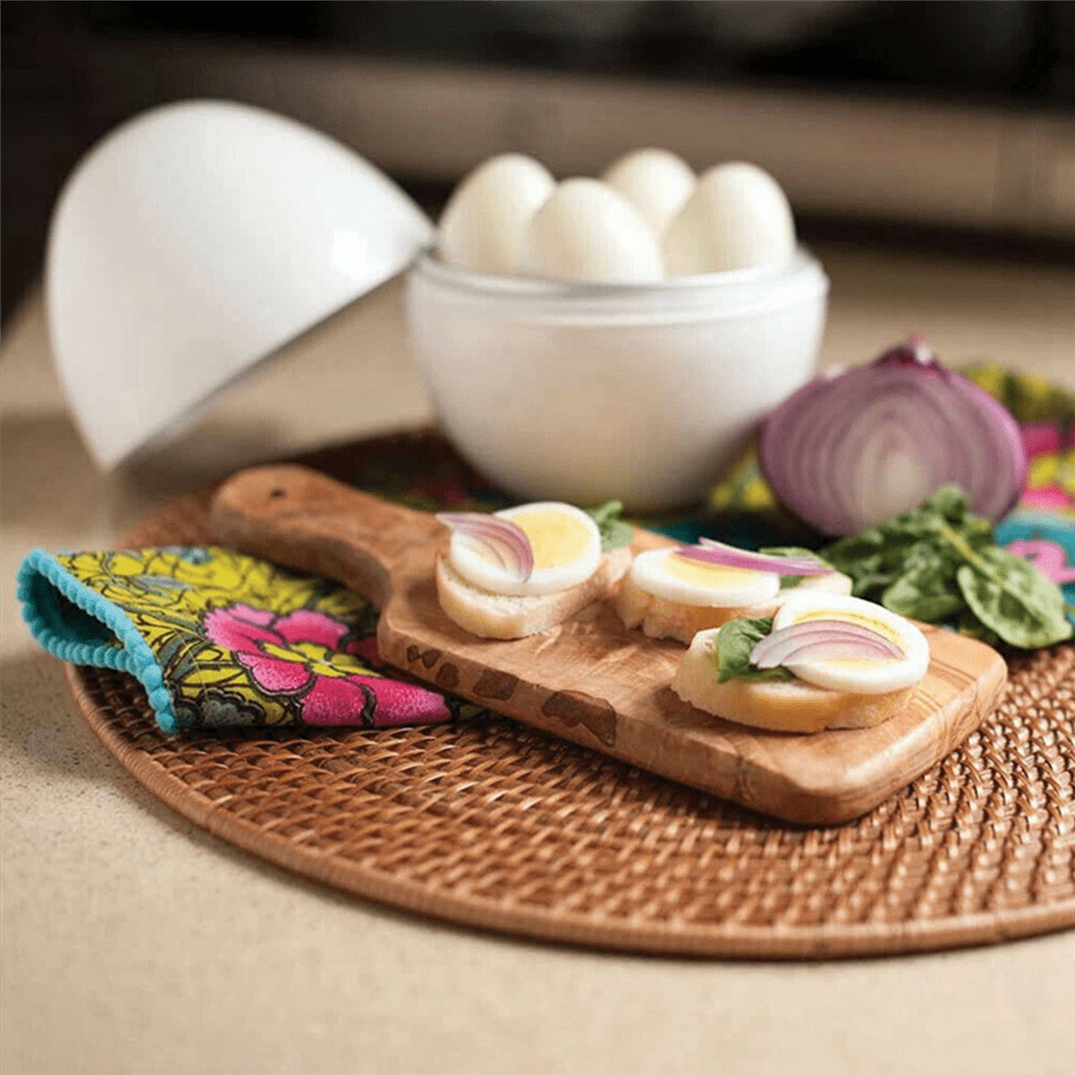 3X Egg Pod - Microwave Egg Boiler Cooker Egg Steamer Perfectly  Eggs and Detaches the Shell