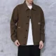 thumbnail image 3 of Con estampado de moda, abrigo vaquero suelto para hombre al precio más bajo, ropa de diseñador de bajo costo, talla L, chaquetas vaqueras elegantes y económicas para hombre, 3 of 5