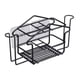 thumbnail image 3 of Estante de almacenamiento de pared de hierro para baño, estante para guardar vasos para hacer gárgaras, estante para guardar dientes, 3 of 6