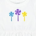 thumbnail image 4 of Inktastic Sweet Lollipop Girls Baby Dress, 4 of 5