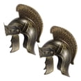 thumbnail image 4 of 2 cascos de soldado romano, casco de disfraz de guerrero medieval, casco romano, accesorios para cosplay, 4 of 8