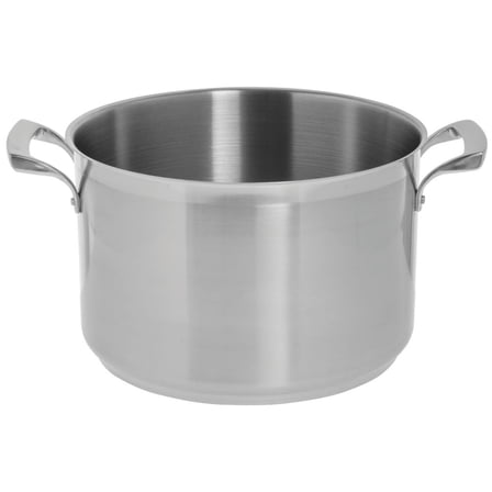 Browne Thermalloy 11 qt Stainless Steel Sauce Pot - 12 1/5"Dia x 8 7/10"H
