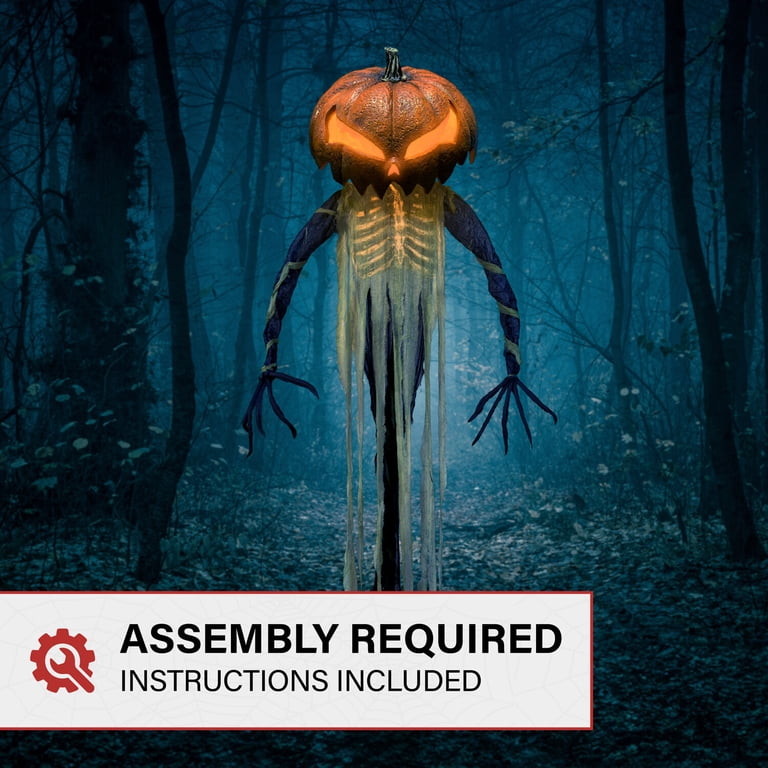 Haunted Hill Farm 9ft Pumpkin Sentinel Animatronic, Halloween