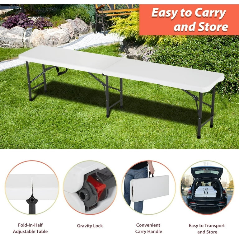 Plastic foldable bench hot sale