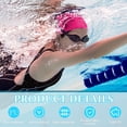 thumbnail image 5 of 2Pieces Swimming Cap, Swim Cap Anti-Tear Swim Hat Comfortable No-Slip for Men Women Long Short Hair Adult Boys Girls, 5 of 7