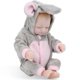 thumbnail image 3 of Mini Baby Doll Lifelike Silicone Close Eyes Bath Toys Girls Doll Toy for Newborns Gray Pink Doll, 3 of 5