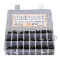thumbnail image 1 of 600Pcs Hex Screw Nut Flat Washer M3 M4 M5 M6 Assortment Set Kit with Wrench Tweezers, 1 of 5