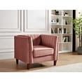 thumbnail image 2 of Plainfield Line Tufted Square Design Chair, 2 of 5
