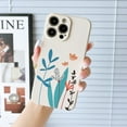 thumbnail image 2 of for iPhone 14 Pro Max Case Liquid Silicone Soft Flexible Cute Ultra Thin Flower Floral Slim Protective Phone Case Back Cover for iPhone 14 Pro Max Beige, 2 of 7