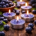 thumbnail image 3 of VeZee Blueberry Scented Tealight Candles, Aromatherapy Tealights for Yoga & Spa, 120 Ct, 3 of 5