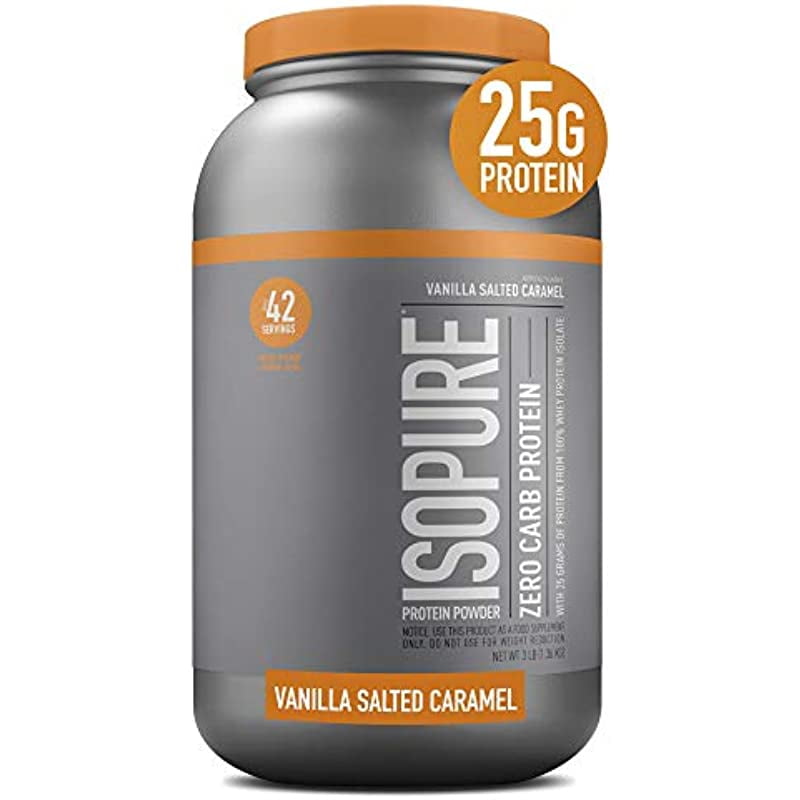 Isopure Zero Carb, Vitamin C and Zinc for Immune Support, 25g Protein